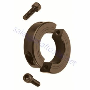 Shaft Collar, Two Piece – Clamp, Steel – 1215 Lead-Free, Plain, 1.0000 in ID, 1.7500 in OD, 0.5000 in Wide